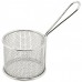Winco FBM-32R 3-3/4 Round Stainless Steel Mini Fry Basket Winco FBM-32R 3-3/4 Round Stainless Steel Mini Fry Basket