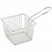 Winco FBM-443S 4 Square Stainless Steel Mini Fry Basket Winco FBM-443S 4 Square Stainless Steel Mini Fry Basket
