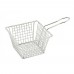 Winco FBM-554S 5 Square Stainless Steel Fry Basket Winco FBM-554S 5 Square Stainless Steel Fry Basket