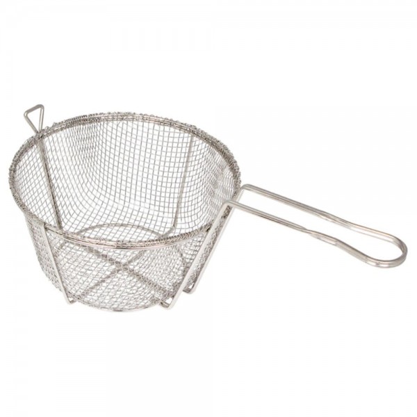 Winco FBR-8 Round Mesh Wire Fry Basket 8 Winco FBR-8 Round Mesh Wire Fry Basket 8