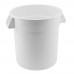 Winco FCW-32 Heavy Duty White Polypropylene 32 Gallon Container without Lid Winco FCW-32 Heavy Duty White Polypropylene 32 Gallon Container without Lid