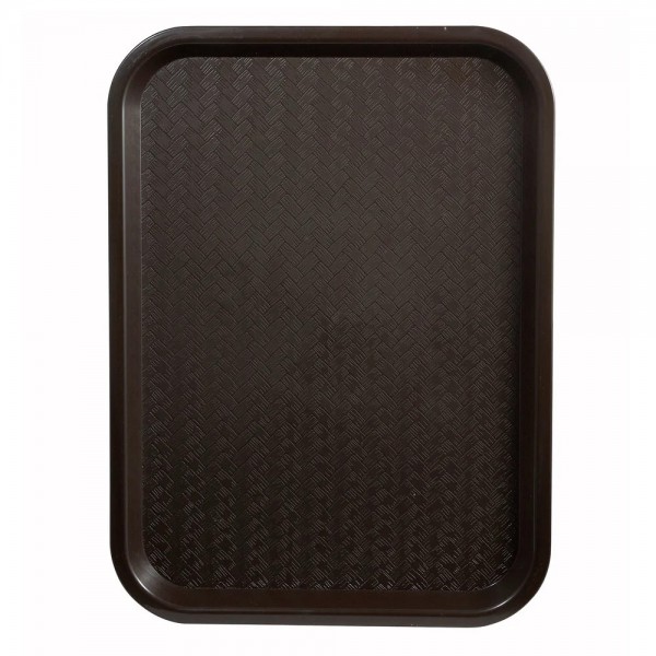 Winco FFT-1014B Brown Plastic Fast Food Tray, 10 x 14 Winco FFT-1014B Brown Plastic Fast Food Tray, 10 x 14