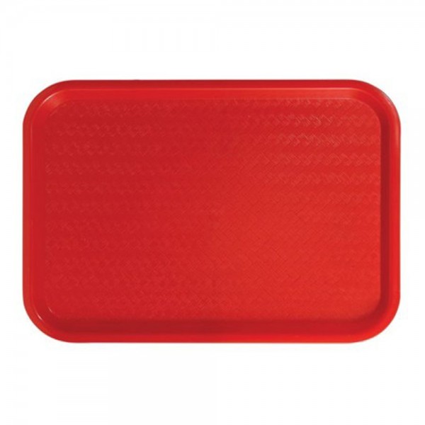 Winco FFT-1014R Red Plastic Fast Food Tray, 10 x 14 Winco FFT-1014R Red Plastic Fast Food Tray, 10 x 14