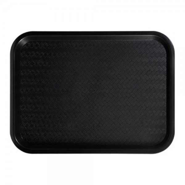 Winco FFT-1216K Black Plastic Fast Food Tray, 12 x 16 Winco FFT-1216K Black Plastic Fast Food Tray, 12 x 16