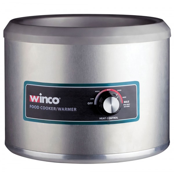 Winco FW-7R500 7 Qt. Electric Round Food Cooker / Warmer - 120V, 1050W Winco FW-7R500 7 Qt. Electric Round Food Cooker / Warmer - 120V, 1050W
