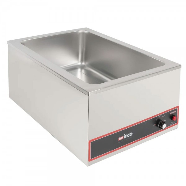 Winco FW-S500 23 Electric Countertop Food Warmer with One Full Size Pan Wells - 120V Winco FW-S500 23 Electric Countertop Food Warmer with One Full Size Pan Wells - 120V