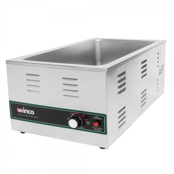 Winco FW-S600 23 Electric Countertop Food Warmer With One Full Size Pan Wells - 120v Winco FW-S600 23 Electric Countertop Food Warmer With One Full Size Pan Wells - 120v