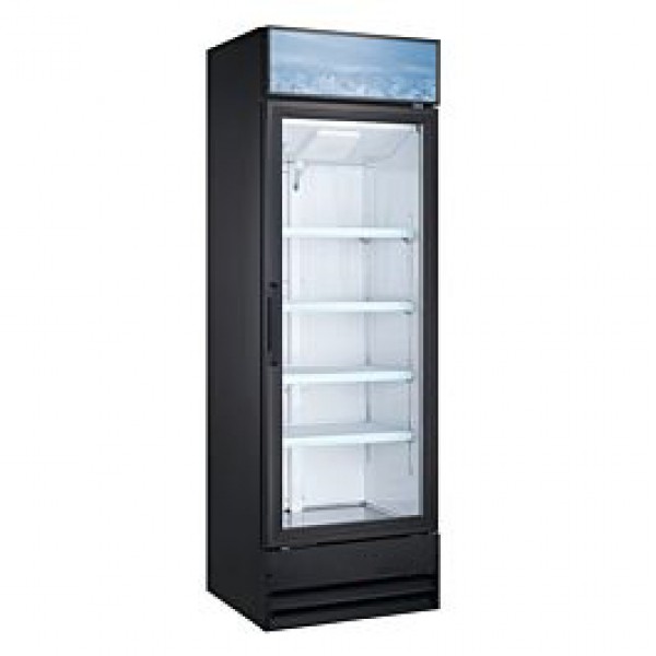 Coldline G15-B 26 Glass Door Merchandiser Refrigerator with LED lighting