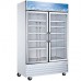 Coldline G53-W 53" Double Glass Swing Door LED Lighting Merchandiser Refrigerator - White