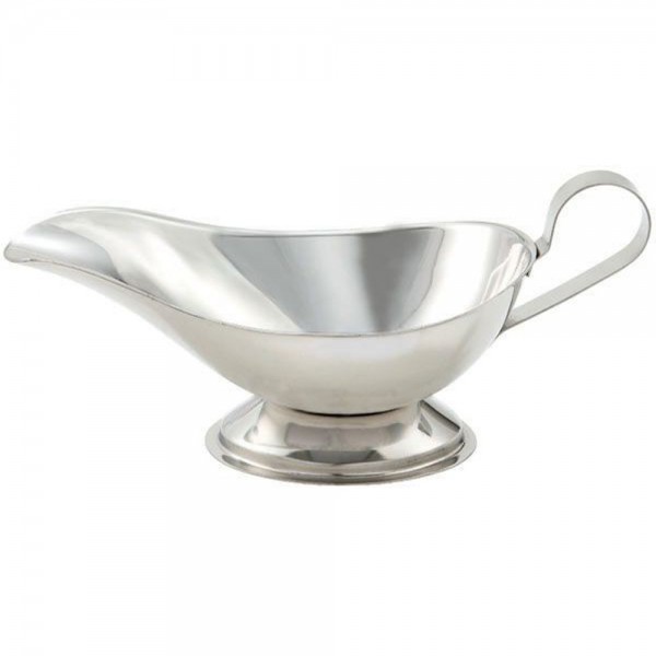 Winco GBS-8 8 oz. Stainless Steel Gravy Boat Winco GBS-8 8 oz. Stainless Steel Gravy Boat