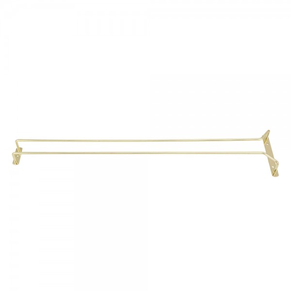 Winco GH-24 24 Brass Plated Wire Glass Hanger Winco GH-24 24 Brass Plated Wire Glass Hanger