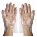 Winco GLP-L Large Polyethylene Disposable Textured Gloves - 500 Pieces Winco GLP-L Large Polyethylene Disposable Textured Gloves - 500 Pieces