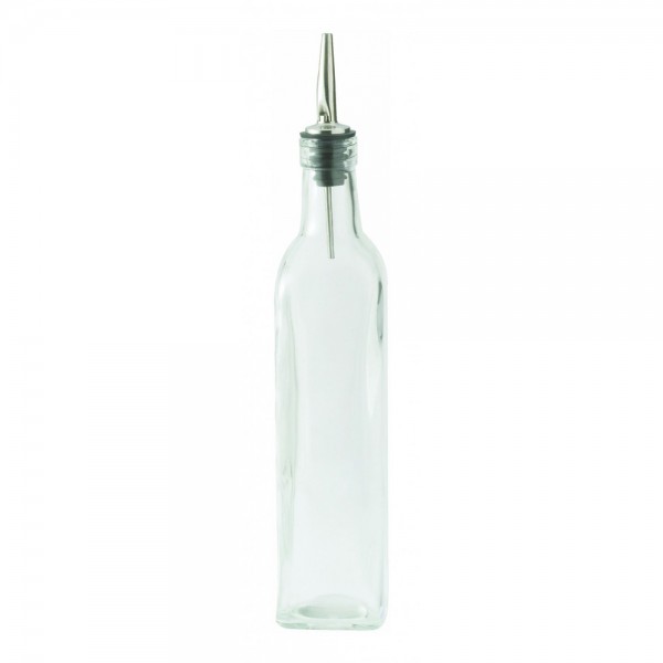Winco GOB-16 16 oz. Oil/Vinegar Cruet with Pourer Winco GOB-16 16 oz. Oil/Vinegar Cruet with Pourer