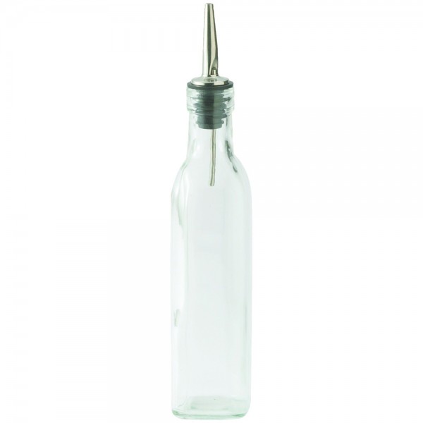 Winco GOB-8 Glass 8 oz. Oil/Vinegar Cruet with Pourer Winco GOB-8 Glass 8 oz. Oil/Vinegar Cruet with Pourer