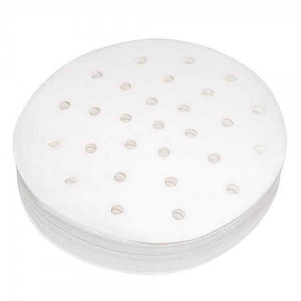 Winco HBP-PR100 4 Round Perforated Patty Paper - 5000/Carton Winco HBP-PR100 4 Round Perforated Patty Paper - 5000/Carton