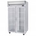 Beverage Air HR2HC-1G 52" Two Section Reach In Refrigerator, 2 Left/Right Hinge Glass Doors