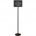 Winco HTS-60K Black Aluminum 60 Changeable Hostess / Teller Sign with 15 Messages Winco HTS-60K Black Aluminum 60 Changeable Hostess / Teller Sign with 15 Messages
