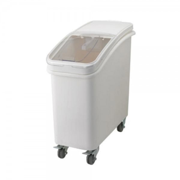 Winco IB-21 21 Gallon Ingredient Bin with Casters & Scoop Winco IB-21 21 Gallon Ingredient Bin with Casters & Scoop