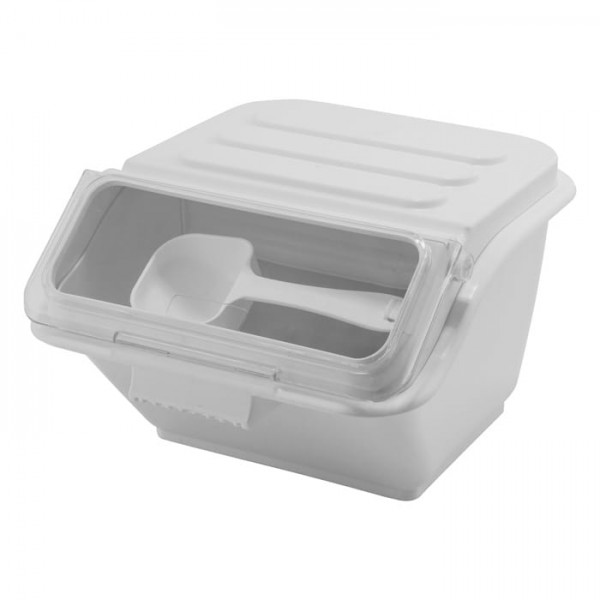 Winco IB-2S 2 Gallon Shelf Ingredient Bin - 40 Cup Capacity w/ Lid Winco IB-2S 2 Gallon Shelf Ingredient Bin - 40 Cup Capacity w/ Lid
