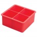 Winco ICCT-4R 4-Cube Silicone Ice Cube Tray Winco ICCT-4R 4-Cube Silicone Ice Cube Tray
