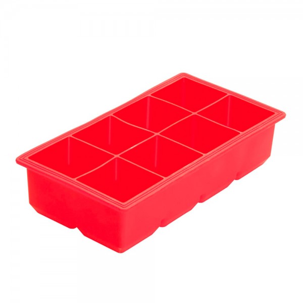 Winco ICCT-8R Silicone Ice Cube Tray - (8) 2 Cubes Winco ICCT-8R Silicone Ice Cube Tray - (8) 2 Cubes