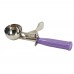 Winco ICD-20P 2 oz. Allergen Free Purple Handle Stainless Steel #20 Ice Cream Disher Winco ICD-20P 2 oz. Allergen Free Purple Handle Stainless Steel #20 Ice Cream Disher
