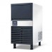 Wowcooler ICE120 20" 120 lb. Undercounter Half Cube Air Cooled Ice Machine with Bin