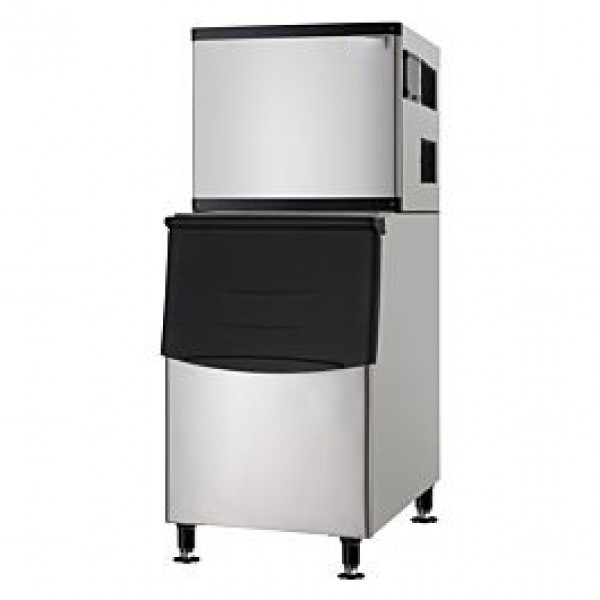 Wowcooler ICE550M-FA 30" 550 lb. Modular Full Cube Air Cooled Ice Machine with 375 lb. Bin Wowcooler ICE550M-FA 30" 550 lb. Modular Full Cube Air Cooled Ice Machine with 375 lb. Bin