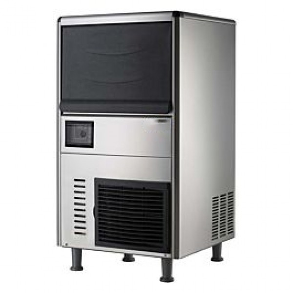 Coldline ICE80 80 lb. Undercounter Half Cube Air Cooled Ice Machine with 22 lb. Bin