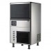 Wowcooler ICE80 80 lb. Undercounter Half Cube Air Cooled Ice Machine with 22 lb. Bin