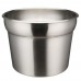 Winco INSN-11 Stainless Steel 11 Qt. Inset Pan Winco INSN-11 Stainless Steel 11 Qt. Inset Pan