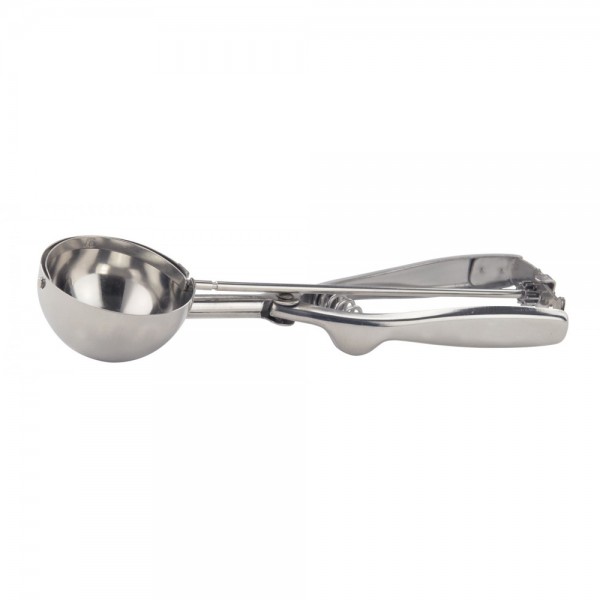 Winco ISS-16 #16 Round Squeeze Handle Disher Portion Scoop - 2.75 oz. Winco ISS-16 #16 Round Squeeze Handle Disher Portion Scoop - 2.75 oz.