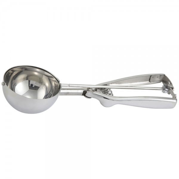 Winco ISS-8 #8 Round Squeeze Handle Disher Portion Scoop - 4 oz. Winco ISS-8 #8 Round Squeeze Handle Disher Portion Scoop - 4 oz.