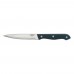 Winco K-70P 5 Solid Steak Knife with POM Handle and Pointed Tip