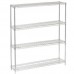 14D x 60L x 74H Chrome Wire Shelving Kit, 4-Shelf, NSF Listed 14D x 60L x 74H Chrome Wire Shelving Kit, 4-Shelf, NSF Listed