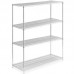 24D x 54L x 74H Chrome Wire Shelving Kit, 4-Shelf, NSF Listed 24D x 54L x 74H Chrome Wire Shelving Kit, 4-Shelf, NSF Listed