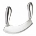 Winco KCC-3 Stainless Steel Single Blade Mezzaluna Knife Winco KCC-3 Stainless Steel Single Blade Mezzaluna Knife