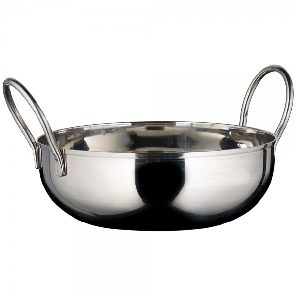 Winco KDB-6 28 oz. Mirror Finish Stainless Steel Kady Bowl with Welded Handles Winco KDB-6 28 oz. Mirror Finish Stainless Steel Kady Bowl with Welded Handles