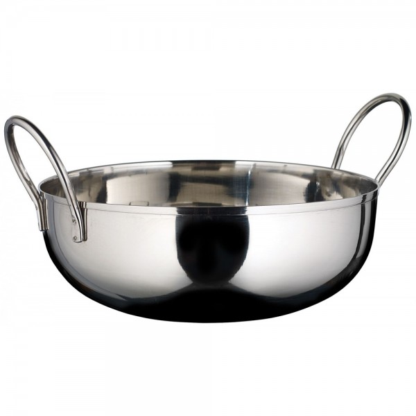 Winco KDB-7 40 oz. Mirror Finish Stainless Steel Kady Bowl with Welded Handles Winco KDB-7 40 oz. Mirror Finish Stainless Steel Kady Bowl with Welded Handles