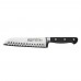 Winco KFP-70 Acero 7 Steel Santoku Knife with Black Handle Winco KFP-70 Acero 7 Steel Santoku Knife with Black Handle