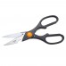 Winco KS-01 Stainless Steel Kitchen Shears with Plastic Grip Handles Winco KS-01 Stainless Steel Kitchen Shears with Plastic Grip Handles