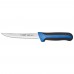 Winco KSTK-50 Sof-Tek 5-1/2 Steel Utility Knife with Black / Blue Handle Winco KSTK-50 Sof-Tek 5-1/2 Steel Utility Knife with Black / Blue Handle