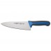 Winco KSTK-80 Sof-Tek 8 High Carbon German Steel Chefs Knife with Blue / Black Handle Winco KSTK-80 Sof-Tek 8 High Carbon German Steel Chefs Knife with Blue / Black Handle