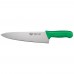 Winco KWP-100G Stal 10 Chefs Knife with Green Handle Winco KWP-100G Stal 10 Chefs Knife with Green Handle