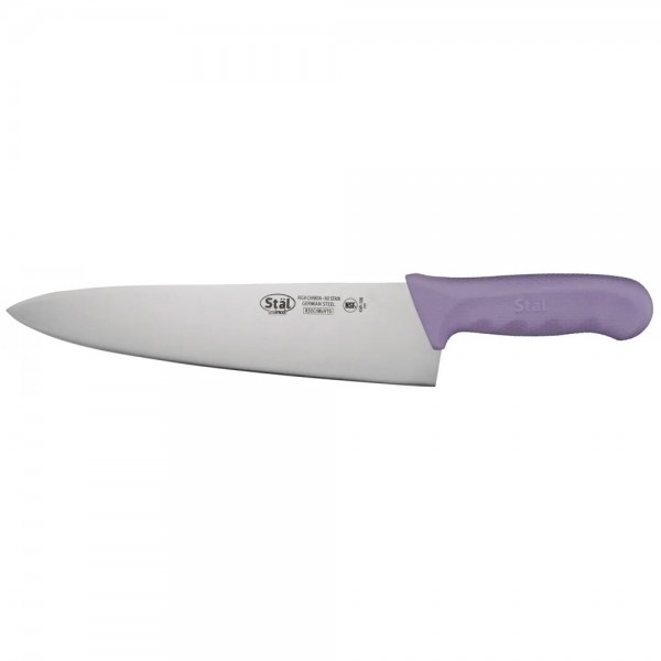 Winco KWP-100P 10 Allergen Free Chefs Knife with Purple Handle Winco KWP-100P 10 Allergen Free Chefs Knife with Purple Handle