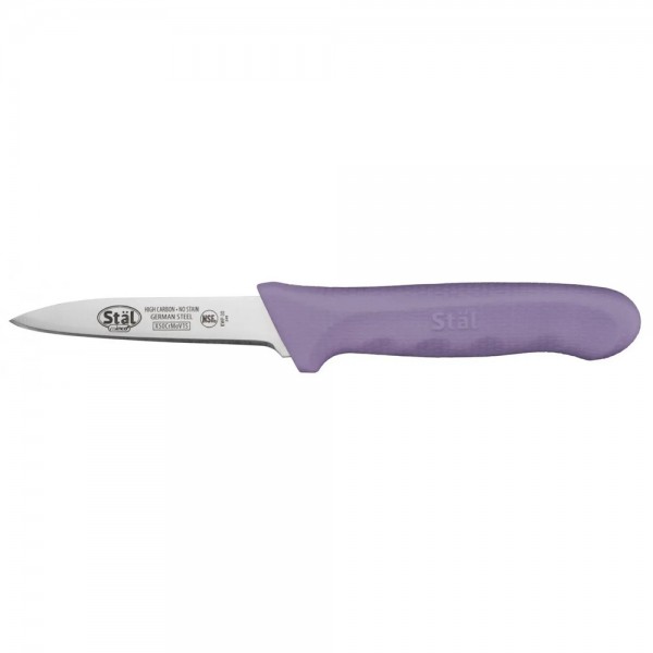 Winco KWP-30P Stal 3-1/4 Allergen-Free Paring Knife with Purple Polypropylene Handle, 2-Pack Winco KWP-30P Stal 3-1/4 Allergen-Free Paring Knife with Purple Polypropylene Handle, 2-Pack