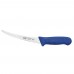Winco KWP-60U Stal 6 Curved Boning Knife with Blue Handle