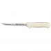 Winco KWP-63 Stal 6 Steel Utility Knife with White Handle Winco KWP-63 Stal 6 Steel Utility Knife with White Handle