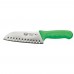 Winco KWP-70G Stal 7 Santoku Knife with Green Handle Winco KWP-70G Stal 7 Santoku Knife with Green Handle