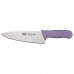Winco KWP-80P 8 Allergen Free Purple Handle Stainless Steel Chefs Knife Winco KWP-80P 8 Allergen Free Purple Handle Stainless Steel Chefs Knife